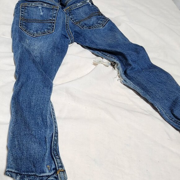 By Gosh Girls Embroidered Jeans – Size 3T – Floral Patchwork & Distressed Detail - Picture 10 of 13